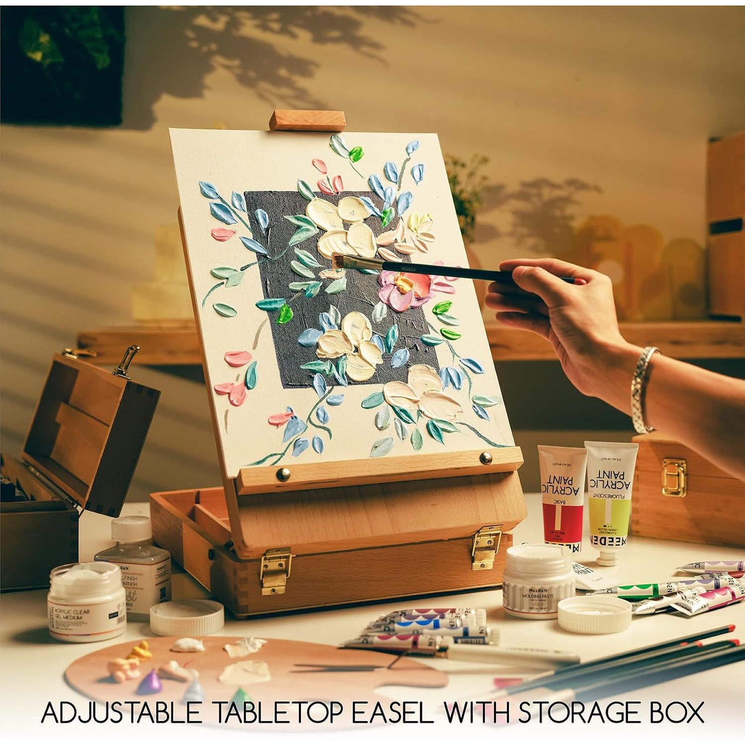 Tabletop Easel with Storage Box: image 7