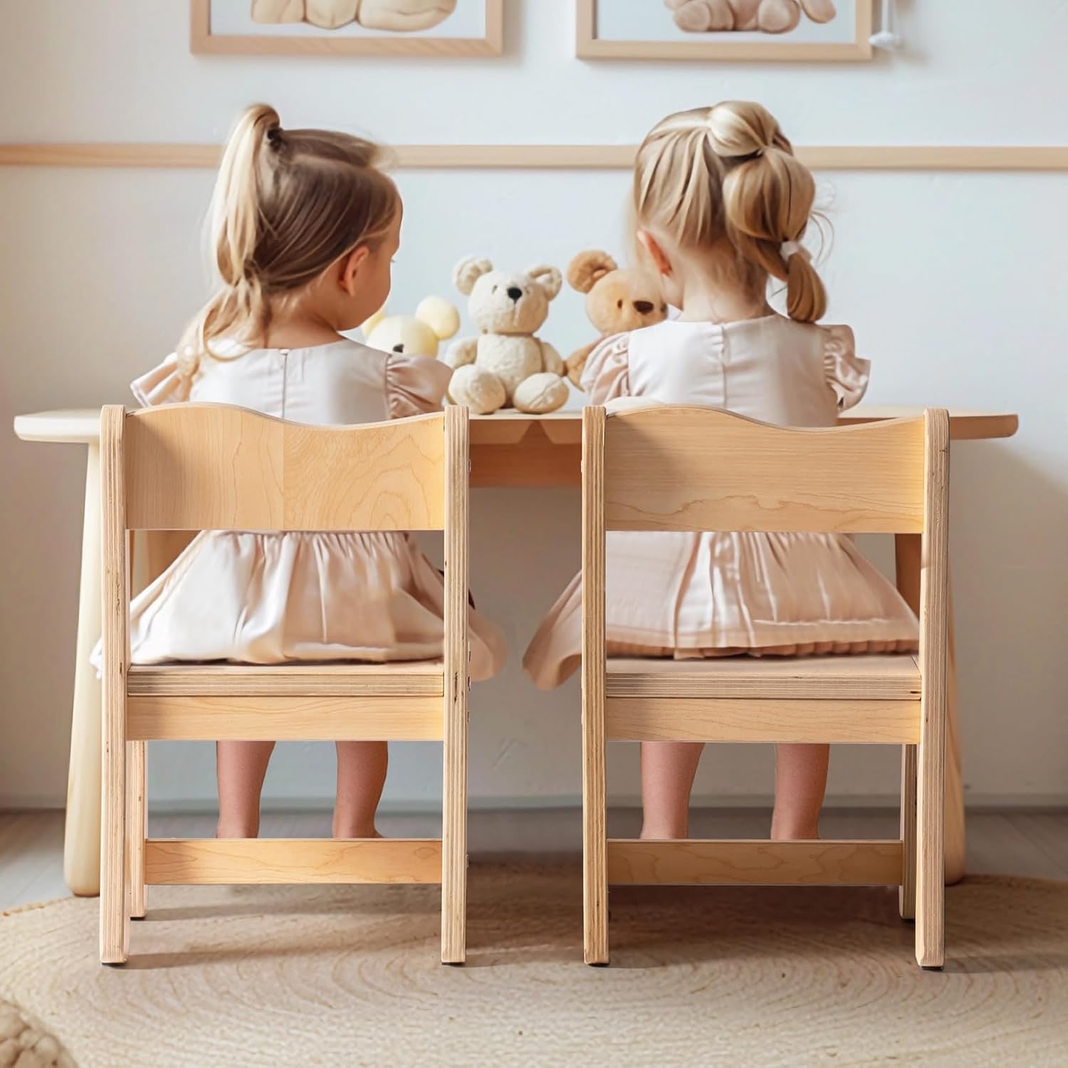 Wooden Kids Chairs Set of 2: image 7