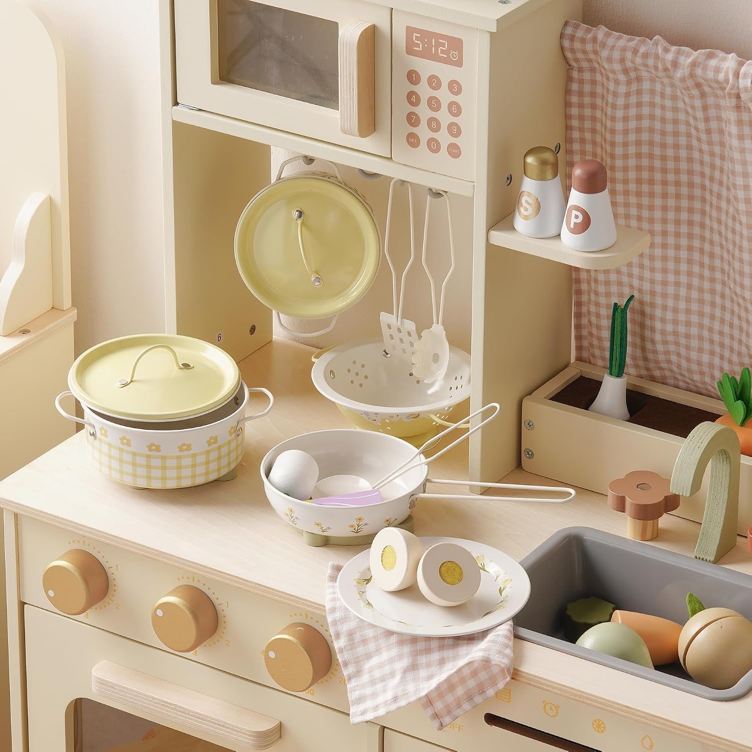 Kids Pots and Pans Playset (9 Pieces with Storage Bag): image 7