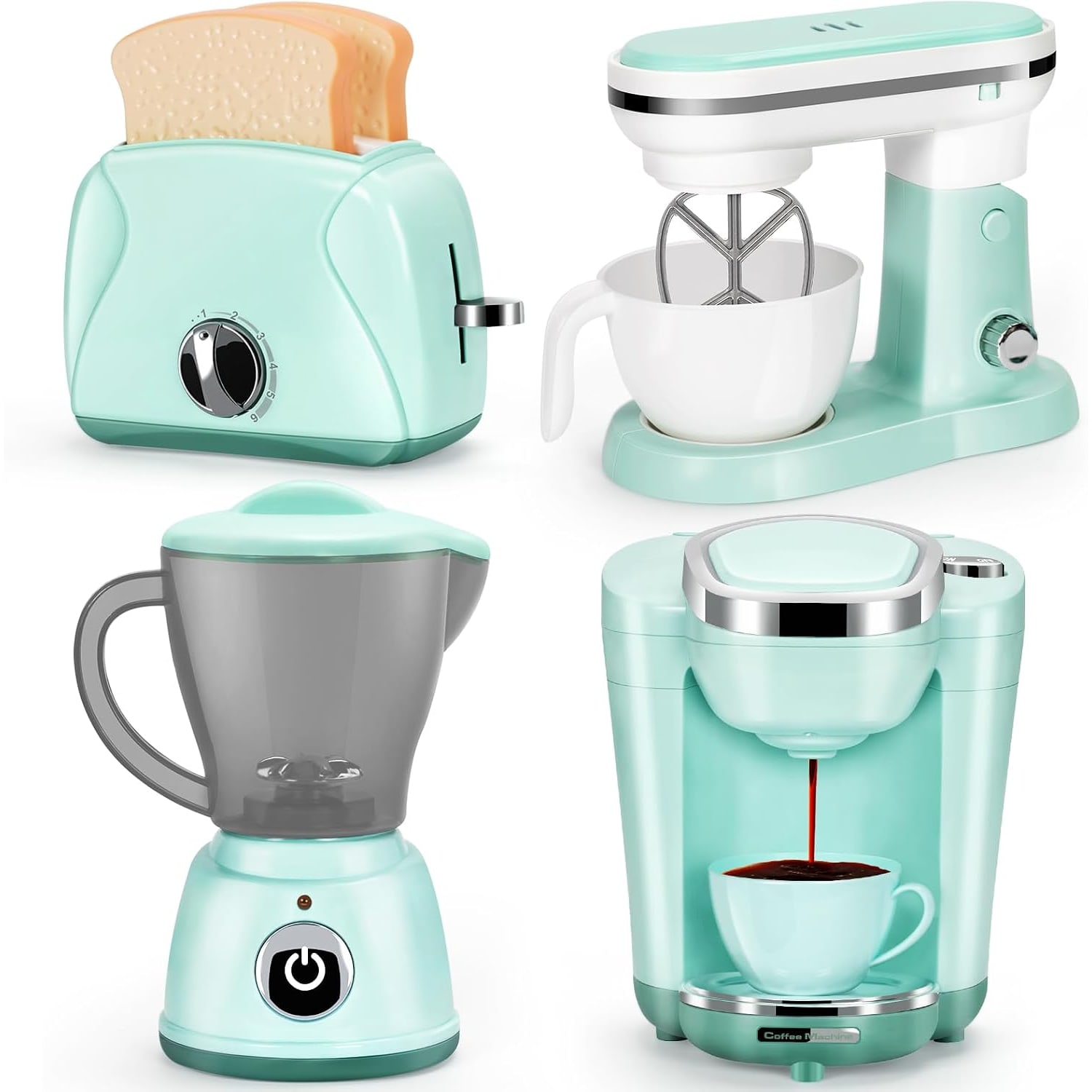 Toy Kitchen Appliances Set
