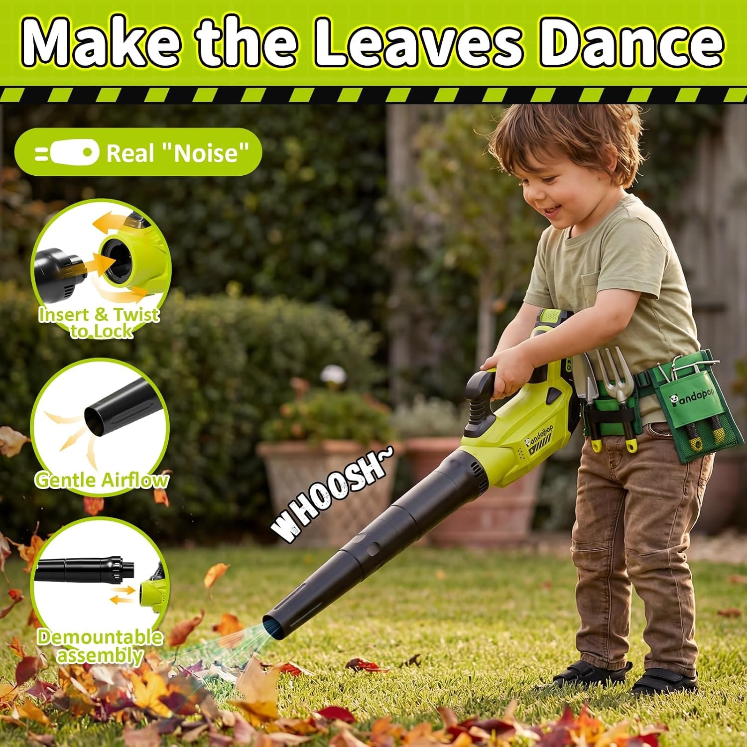 Toy String Trimmer and Leaf Blower Garden Play Set